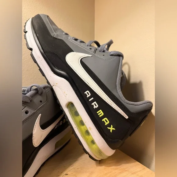Nike Air Max LTD 3 Grey Black Volt Size 14 Men’s Sneakers DD7118-002 - Picture 2 of 8